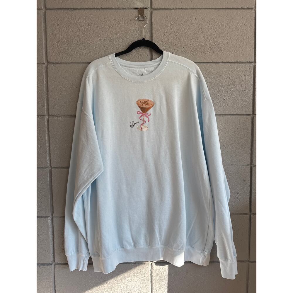 NWOT Sabrina Carpenter Espresso Martini Crewneck Sweatshirt size XXL - Picture 2 of 4